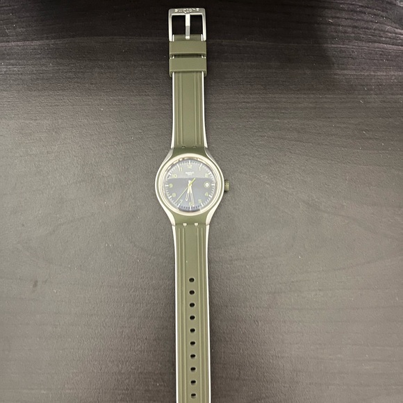 Swatch Go Climb aluminium Xlite men's  watch date Blue Dial - Picture 3 of 5